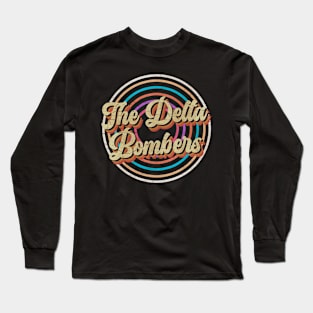 vintage circle line color The Delta Bombers Long Sleeve T-Shirt